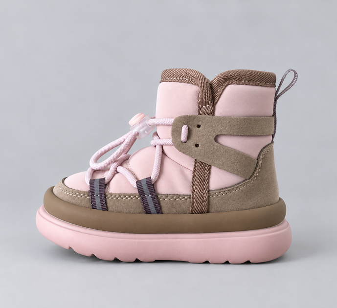 Уггі-луноходи для дівчаток Bessky Рожевий 26 (16,8 см) Код: BM5431 pink - Фото 1 Уггі-луноходи для дівчаток Bessky Рожевий 26 (16,8 см) Код: BM5431 pink - зображення 1