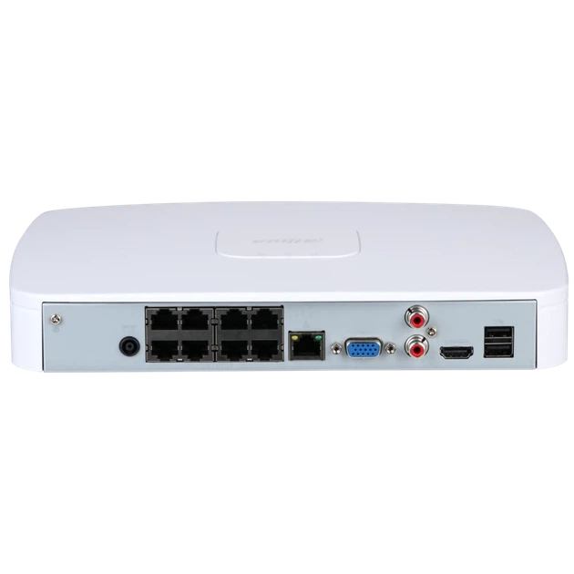 Відеореєстратор Dahua DHI-NVR2108-8P-4KS3 Smart 1U 8PoE 1HDD Lite - зображення 2