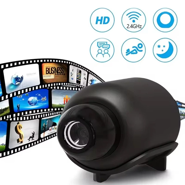 Мини Wi-Fi камера видеонаблюдения 1080P Full HD Черная - Фото 4 Мини Wi-Fi камера видеонаблюдения 1080P Full HD Черная - изображение 4