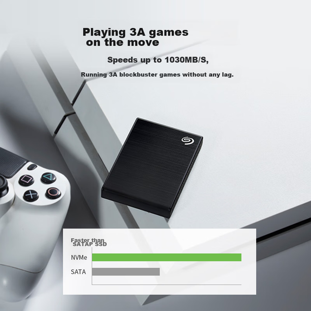 SSD диск Seagate One Touch 1TB Type-C (STKG1000400) External Black - зображення 5