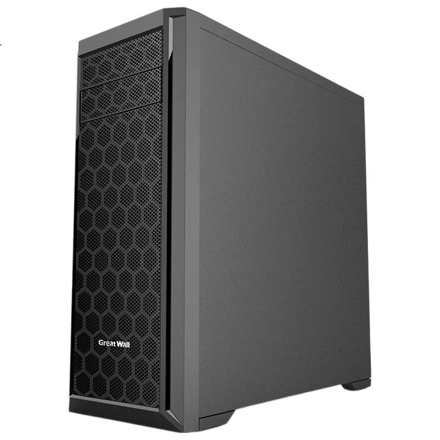 Корпус для комп'ютера Great Wall Hard Han M100 (материнська плата E-ATX, залізна сітка, верхнє положення для водяного охолодження 360 мм, два порти USB3, сталева панель 0,6 мм, 7 позицій для вентиляторів, відсік для оптичного приводу, підтримує відеокарту - зображення 3