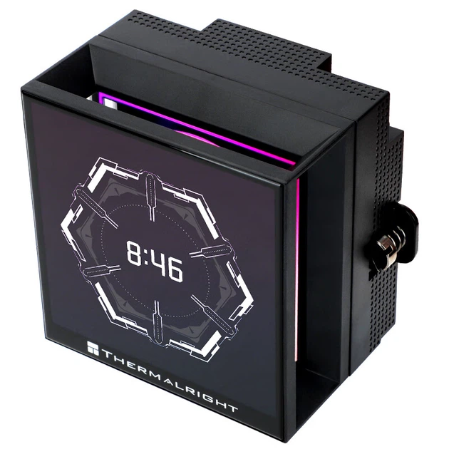 Вбудована система рідинного охолодження Thermalright Hyper Vision 360 ARGB BLACK з 3,95-дюймовим РК-екраном HV360 ARGB BLACK - зображення 8