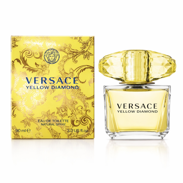 Жіноча туалетна вода Versace Yellow Diamond 90 мл - Фото 1 Жіноча туалетна вода Versace Yellow Diamond 90 мл - изображение 1
