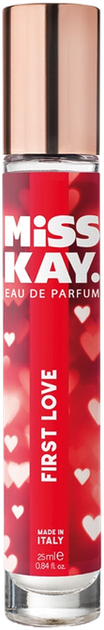 Miniaturka Woda perfumowana damska Miss Kay First Love 25 ml (8034041622886) - Zdjęcie 1 Miniaturka Woda perfumowana damska Miss Kay First Love 25 ml (8034041622886) - obraz 1