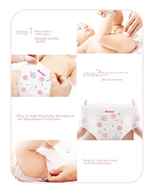 Підгузки-трусики Huggies Platinum Little Peach XXL (від 15 кг), 50 шт - зображення 11