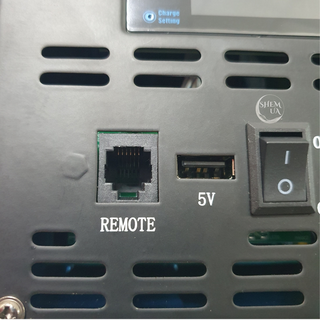 Перетворювач напруги інвертор Wimpex 3000W 12В–220В з функцією заряджання АКБ, дисплеєм та USB від АКБ 12В, з чистою синусоїдою, номінальна потужність 3000Вт, WX-3100 - зображення 15