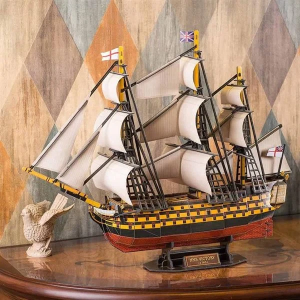 3D пазл CubicFun Корабль HMS Victory - Фото 9 3D пазл CubicFun Корабль HMS Victory - изображение 9
