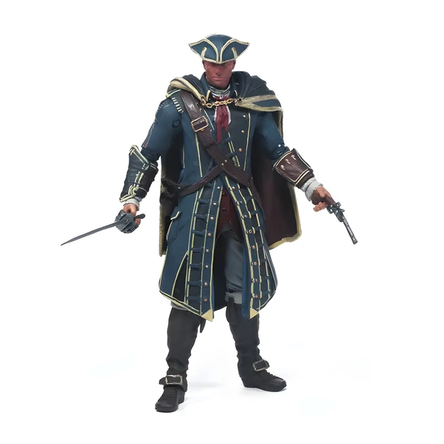 Подвижная коллекционная фигурка Хэйтем Кенуэй в треуголке, 15 см — Assassin's Creed - Фото 4 Подвижная коллекционная фигурка Хэйтем Кенуэй в треуголке, 15 см — Assassin's Creed - изображение 4