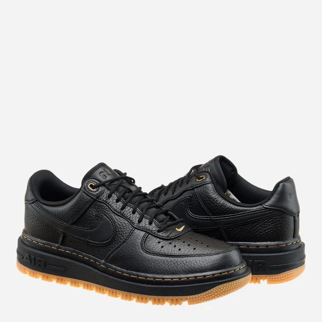 Чоловічі кросівки шкіряні Nike Air Force 1 Luxe DB4109-001 41 (8US) 26 см Чорні (195238329334) - зображення 4