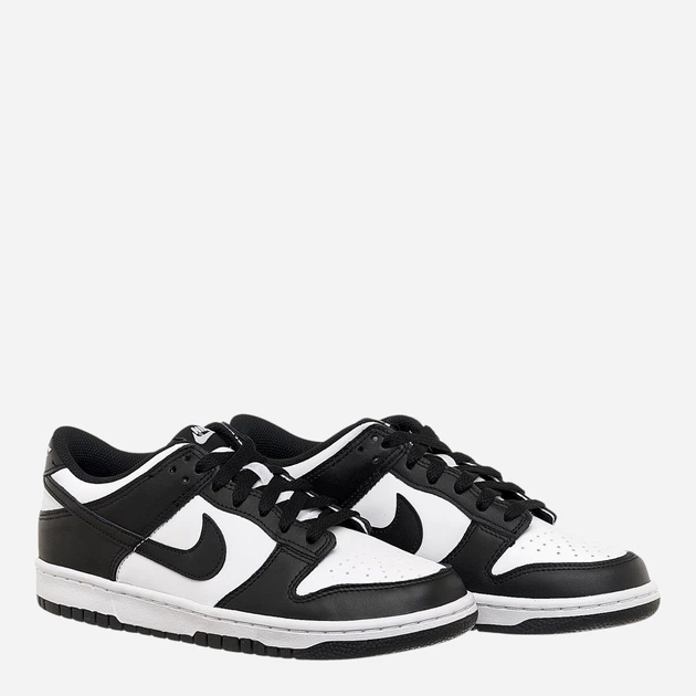 Подростковые кеды для мальчика Nike Dunk Low Retro CW1590-100 35.5 White/Black (194953243062) - изображение 2