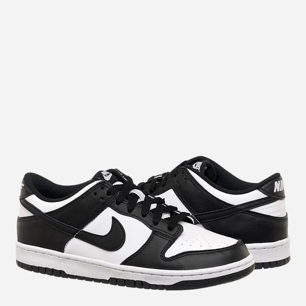 Подростковые кеды для мальчика Nike Dunk Low Retro CW1590-100 35.5 White/Black (194953243062) - изображение 4