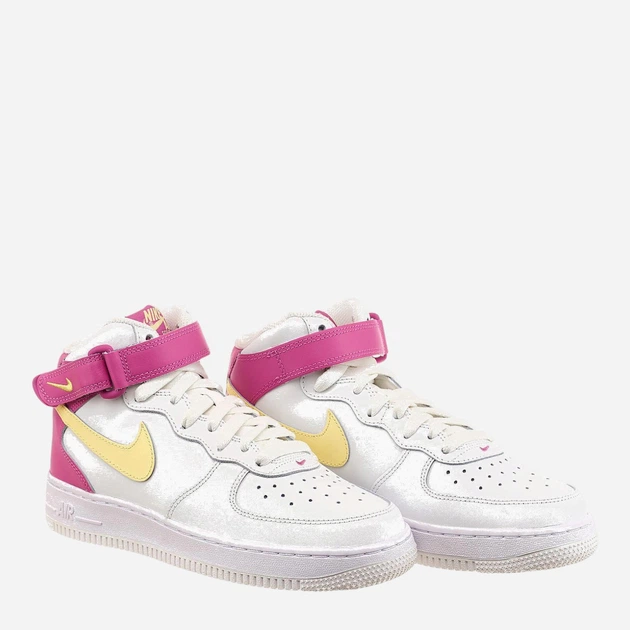 Подростковые высокие кеды для девочки Nike Air Force 1 Mid DH2933-100 38 Белые (196154677134) - Фото 2 Подростковые высокие кеды для девочки Nike Air Force 1 Mid DH2933-100 38 Белые (196154677134) - изображение 2