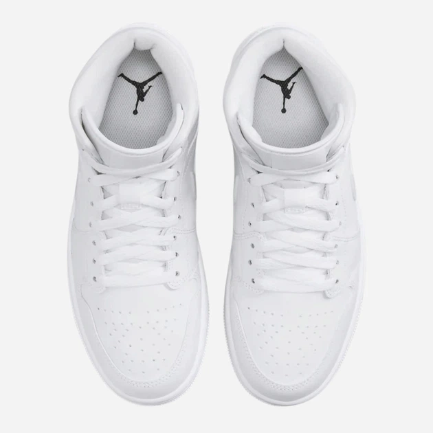 Женские кеды кожаные высокие Nike Wmns Air Jordan 1 Mid DV0991-111 37.5 (6.5US) 23.5 см Белые (196149384191) - Фото 5 Женские кеды кожаные высокие Nike Wmns Air Jordan 1 Mid DV0991-111 37.5 (6.5US) 23.5 см Белые (196149384191) - изображение 5