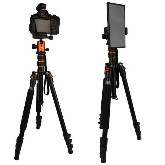 Statyw fotograficzny DNA PS1 PRO 170 cm tripod z głowicą 360° uchwytem na telefon udźwig 8 kg (5908249826953) - Zdjęcie 3 Statyw fotograficzny DNA PS1 PRO 170 cm tripod z głowicą 360° uchwytem na telefon udźwig 8 kg (5908249826953) - obraz 3