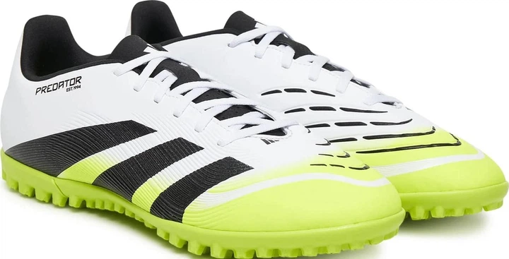 Сороконіжки Adidas PREDATOR CLUB TF білий, чорний, зелений Уні 42 (8UK) 25.9 см - зображення 2