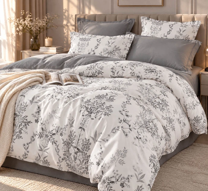Комплект постельного белья Love You Евро 200х220 см Willow Tencel (ly62053) - Фото 6 Комплект постельного белья Love You Евро 200х220 см Willow Tencel (ly62053) - изображение 6