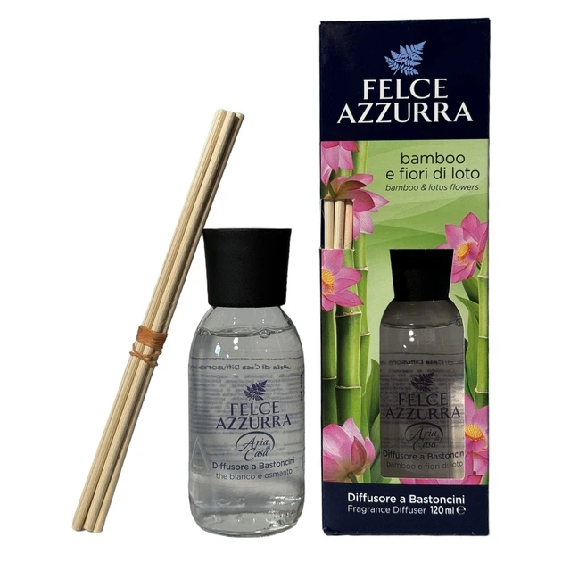 Аромадифузор Felce Azzurra Bamboo & Lotus Flower 120 мл (8001280032585) - Фото 1 Аромадифузор Felce Azzurra Bamboo & Lotus Flower 120 мл (8001280032585) - зображення 1