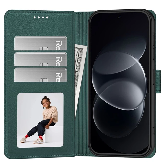 Чехол Tech-Protect Wallet для Xiaomi Redmi Note 17 Pro Max 5G Green (5906302399307) - Фото 2 Чехол Tech-Protect Wallet для Xiaomi Redmi Note 17 Pro Max 5G Green (5906302399307) - изображение 2