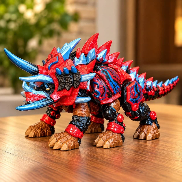 Динозавр игрушечный Dinofroz T-Rex Gladiator коллекционная фигурка саблузкого тигра, боевой зверь с шипами, фантастист - Фото 1 Динозавр игрушечный Dinofroz T-Rex Gladiator коллекционная фигурка саблузкого тигра, боевой зверь с шипами, фантастист - зображення 1