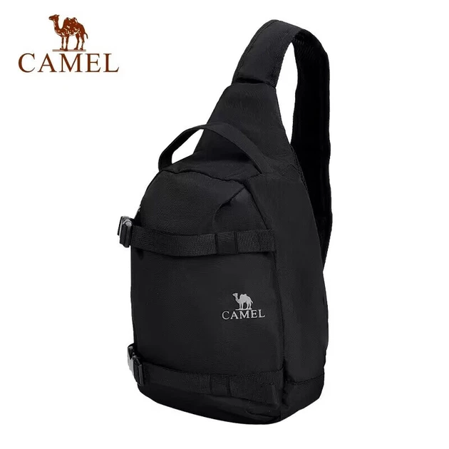 Сумка CAMEL для спорту на свіжому повітрі, унісекс, невелика сумка для фітнесу через плече, повсякденна сумка-мессенджер, велосипедна сумка, 173BAB5009B чорного кольору - зображення 10