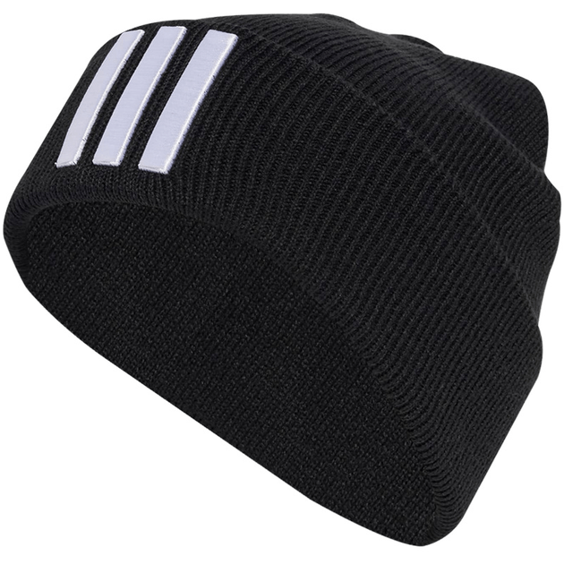В'язана шапка Adidas Unisex Training Series 3S BEANIE JM3064 Чорна OSFW - изображение 4