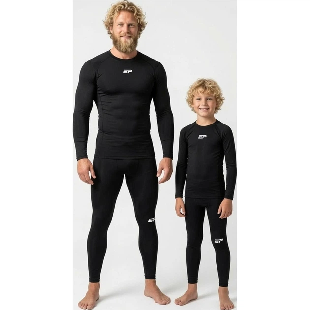Комплект компрессионного термобелья Europaw PRO COMPRESSION черный XL europaw899 - изображение 2