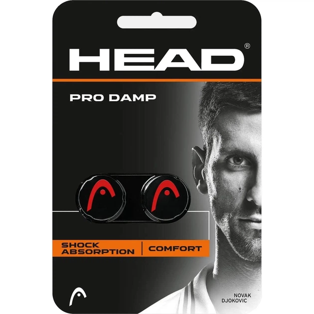 Виброгасители для ракеток Head PRO DAMP черно-красные (2 штуки) 285515 BK - Фото 1 Виброгасители для ракеток Head PRO DAMP черно-красные (2 штуки) 285515 BK - изображение 1