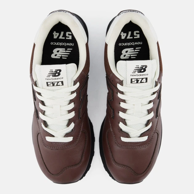 Мужские коричневые кожаные кроссовки New Balance 574 Leather 42 (8,5) 26,5 см (M57478V) - Фото 3 Мужские коричневые кожаные кроссовки New Balance 574 Leather 42 (8,5) 26,5 см (M57478V) - изображение 3