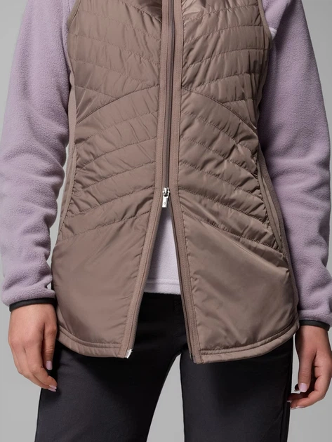 Теплый жилет короткий женский Columbia 255008049 S Серый (1163063149) - изображение 7