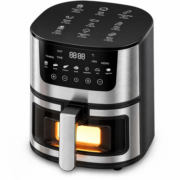 Аэрогриль на 8л, 4200Вт, Silver Crest SC-8855S - изображение 4