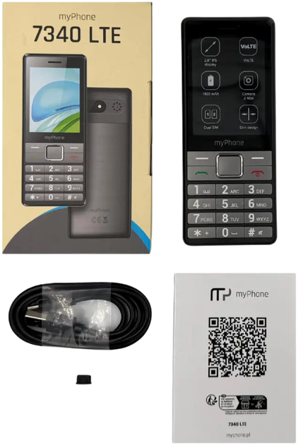 Telefon komórkowy MyPhone 7340 LTE Black (TEL001112) - obraz 9