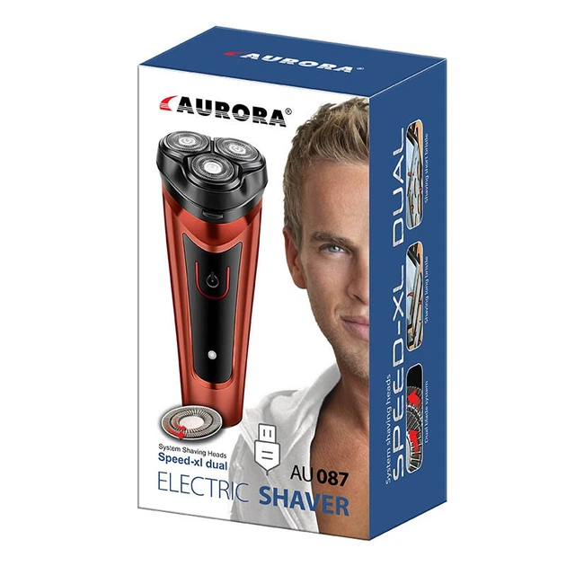 Електробритва Aurora 087AU 3 Вт червона - Фото 4 Електробритва Aurora 087AU 3 Вт червона - зображення 4