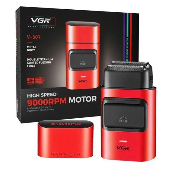Електробритва VGR V-307 RED червоний - зображення 3