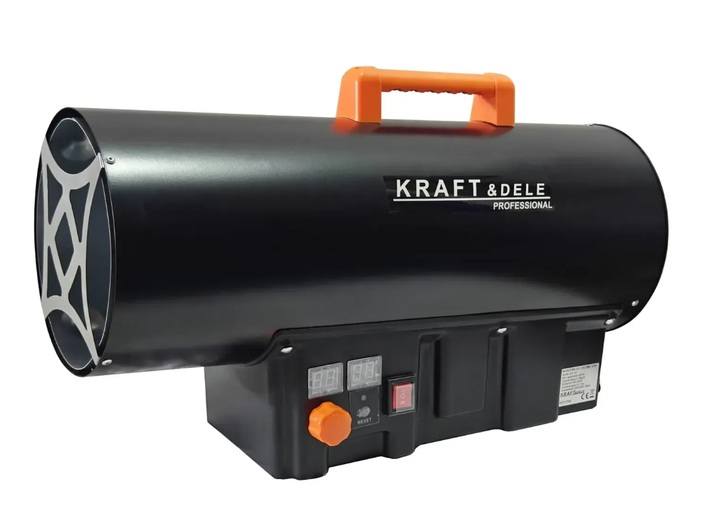Газовая тепловая пушка Kraft&Dele KD11706 45 кВт пропан-бутан Газовый обогреватель с термостатом 465 м³/ч - изображение 12