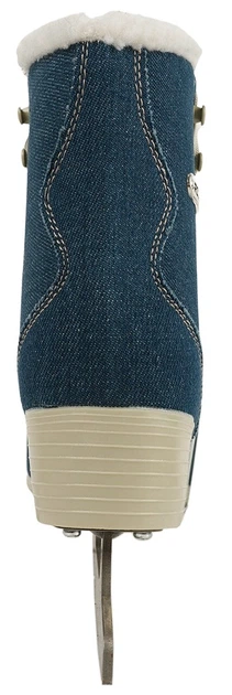 Łyżwy figurowe damskie Roces Jeans Eco-Fu niebieskie Jeansowe z futerkiem (450748 001) - obraz 4