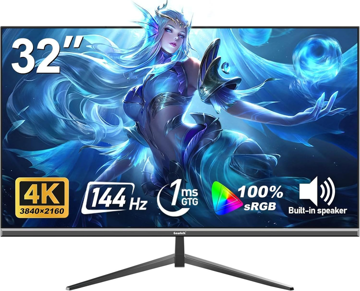 Монітор 32" Gawfolk GF320L 4K IPS 144 Гц (102468258) - Фото 1 Монітор 32" Gawfolk GF320L 4K IPS 144 Гц (102468258) - зображення 1