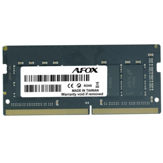Оперативная память AFox SO-DIMM DDR4 3200 МГц CL22 8 ГБ(LM_2AF2E8F78C64) - Фото 1 Оперативная память AFox SO-DIMM DDR4 3200 МГц CL22 8 ГБ(LM_2AF2E8F78C64) - изображение 1