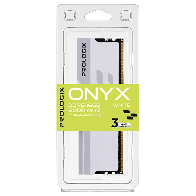 Модуль пам'яті Prologix Onyx PRO16GB6000YW5, 16 Гб., Білий - 777681 - зображення 4