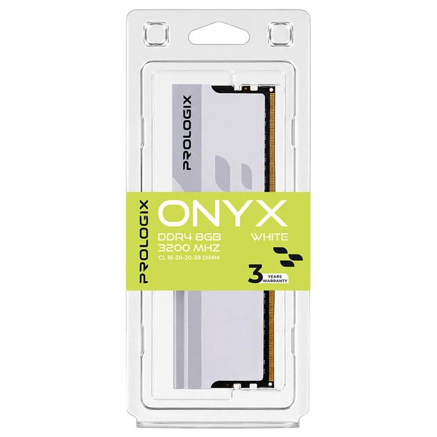 Модуль пам'яті Prologix Onyx PRO8GB3200YW4, 8 Гб., Білий - 777672 - зображення 4