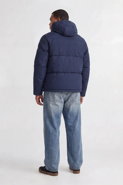 Чоловіча куртка-пуховик темно-синя Jack&Jones Galaxy 5XL (100402-dark-blue-14064) - изображение 3