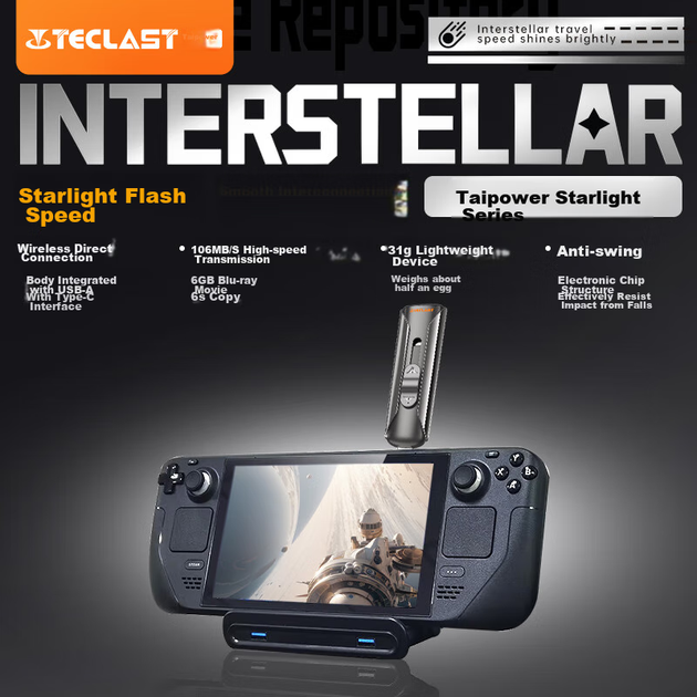 SSD диск Teclast Xingyao 1TB Type-C (CF1TBNAT-K3) External Black - изображение 4