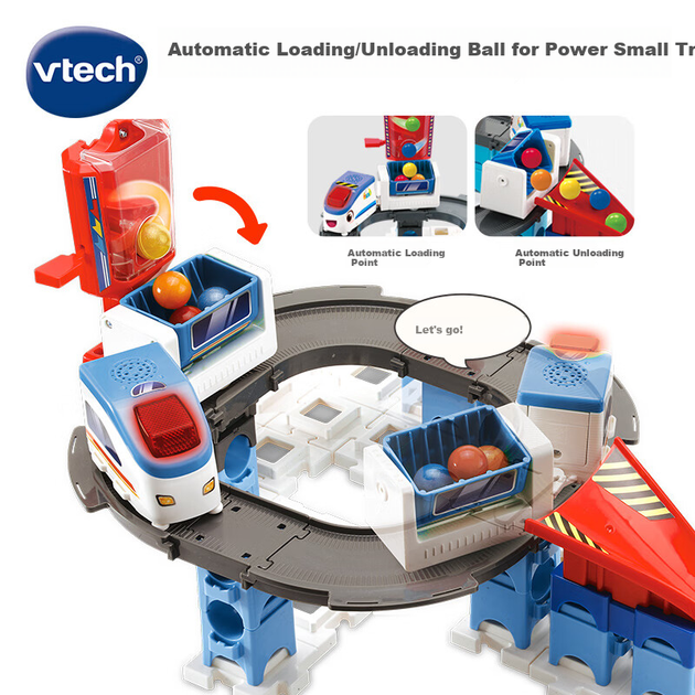 VTech Building Block Track, іграшка-рейка з великими частинками STEAM Electric Track, для хлопчиків та дівчаток віком від 4 років, подарунок на день народження - изображение 9