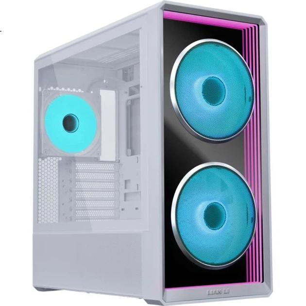LIANLI L217 INF Infinite Mirror Edition, ігровий корпус для настільних комп'ютерів середнього розміру, білий, подвійне живлення/Підтримка материнських плат EATX/Підтримка вентиляторів, встановлених ззаду/ - Фото 3 LIANLI L217 INF Infinite Mirror Edition, ігровий корпус для настільних комп'ютерів середнього розміру, білий, подвійне живлення/Підтримка материнських плат EATX/Підтримка вентиляторів, встановлених ззаду/ - изображение 3