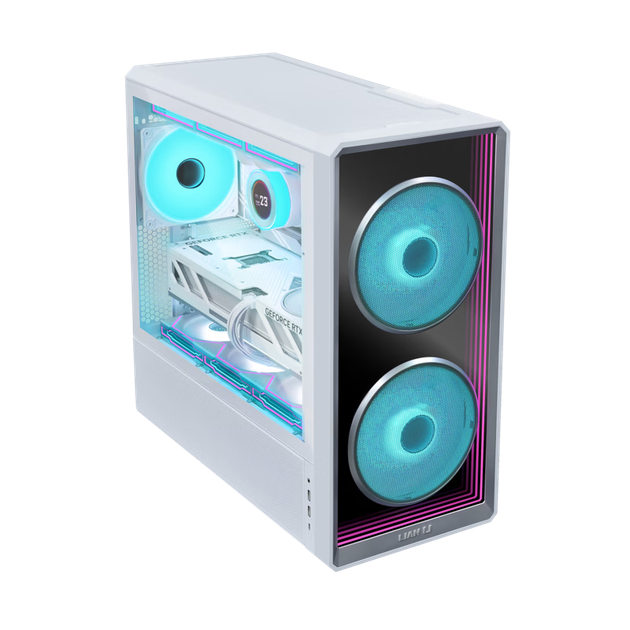 LIANLI L217 INF Infinite Mirror Edition, ігровий корпус для настільних комп'ютерів середнього розміру, білий, подвійне живлення/Підтримка материнських плат EATX/Підтримка вентиляторів, встановлених ззаду/ - Фото 4 LIANLI L217 INF Infinite Mirror Edition, ігровий корпус для настільних комп'ютерів середнього розміру, білий, подвійне живлення/Підтримка материнських плат EATX/Підтримка вентиляторів, встановлених ззаду/ - изображение 4