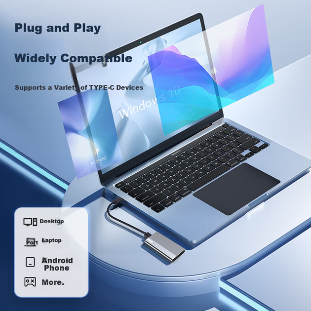 SSD диск Lenovo ThinkBook SU720 1TB USB 3.2 Gen 2x2 Type-C External - изображение 3