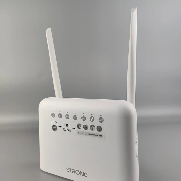 Бездротовий 4G маршрутизатор STRONG 350 N300 Wi-Fi 4 Білий (102328557) - Уцінка - зображення 10