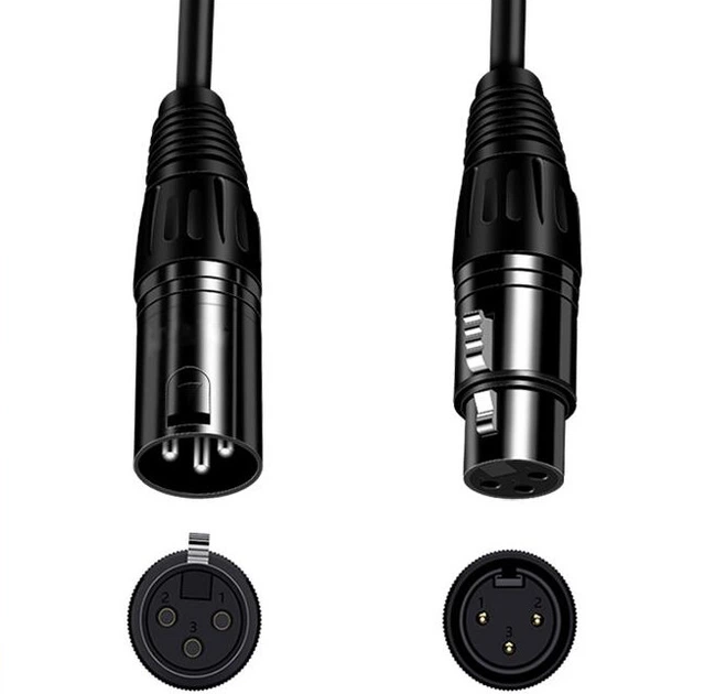 Мікрофонний кабель Mozos MCABLE-XLR-FTM, XLR тато — мама, 3 м - Фото 3 Мікрофонний кабель Mozos MCABLE-XLR-FTM, XLR тато — мама, 3 м - изображение 3