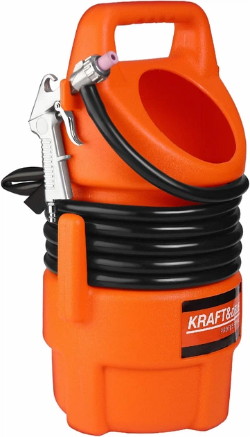 Пневматический пескоструйный аппарат 10 л Kraft&Dele KD5932 для удаления ржавчины и краски 4 сменные насадки 5,5–8,3 бар - изображение 4