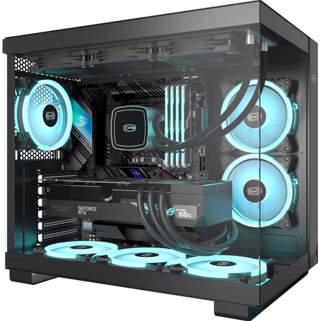 Корпус PCCooler C3 T500 ARGB BK (C3-T500BKD6-GL) [178948] - зображення 3