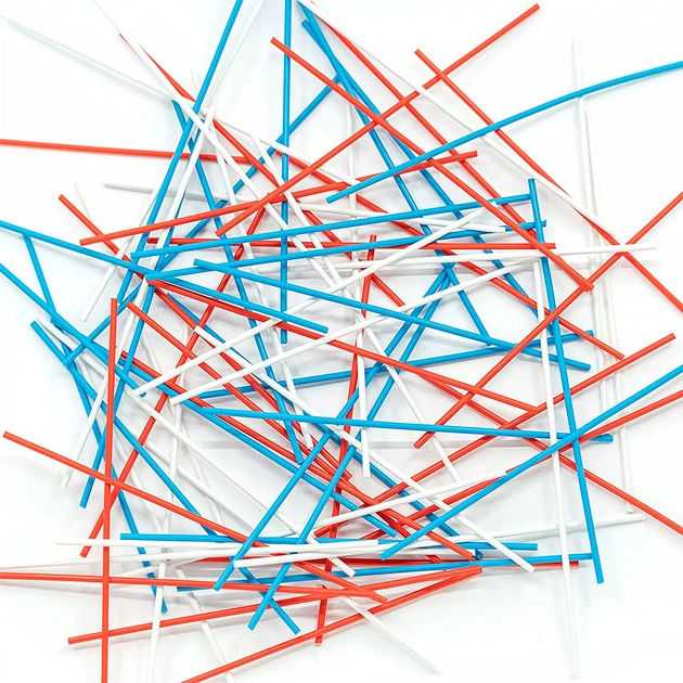 Набір стрижнів для 3D-ручки 3Doodler Start - Мікс (75 шт: червоний, білий, синій) - изображение 4